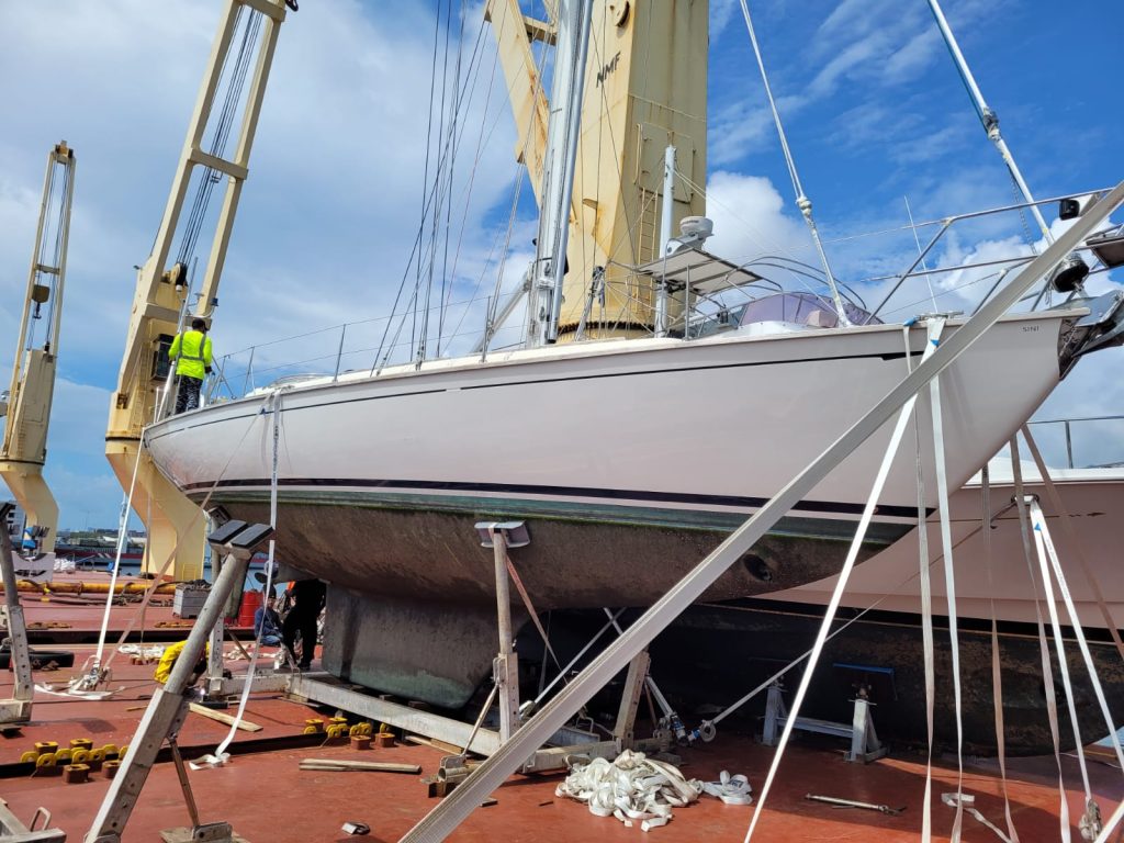 Rustler 42 Loading - Reliance Yacht Management